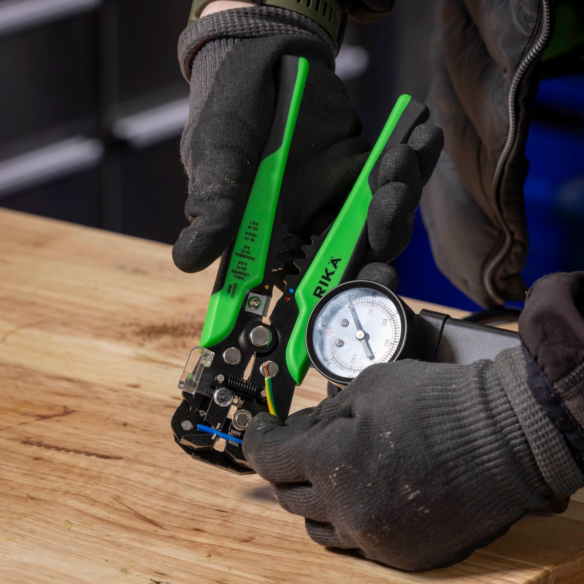 Rikä 3-in-1 Automatic Wire Stripper, Cutter & Crimper | 8in (200mm)